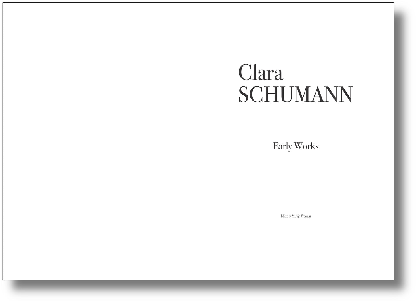 C. Schumann: Variations de Concert