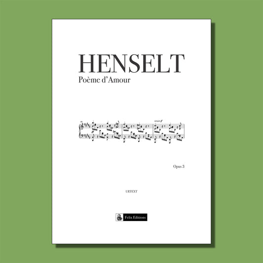 Henselt: Poème d'Amour