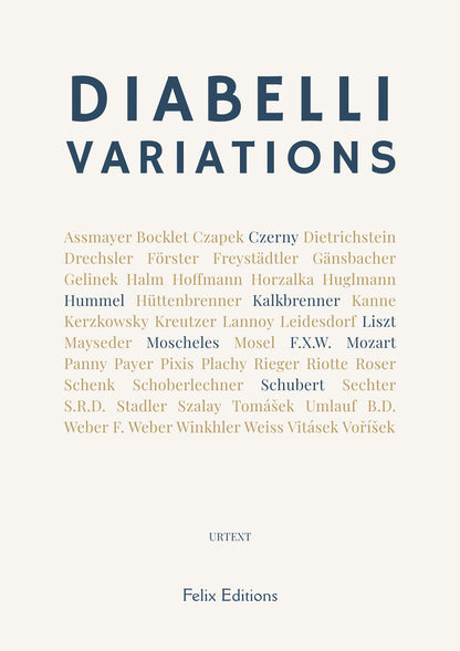 Variations on a theme by Diabelli