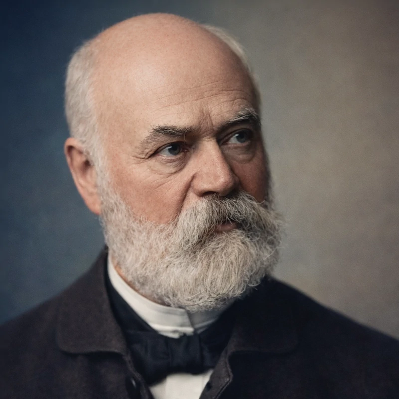 Portrait of Adolf von Henselt, Romantic pianist-composer and influential figure in the Russian piano school.